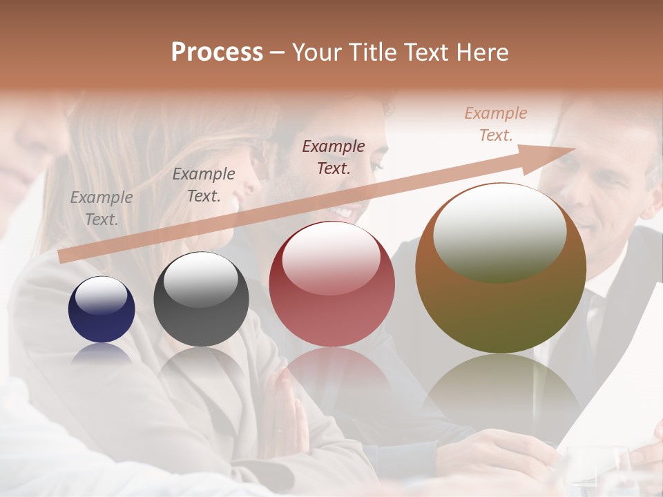 Working People Woman White PowerPoint Template