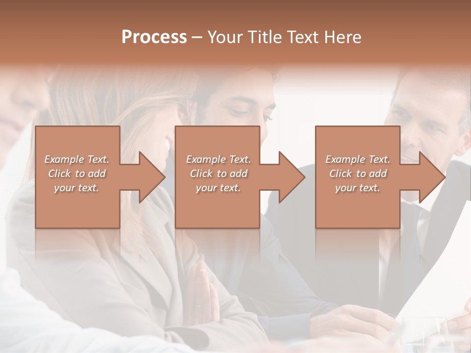 Working People Woman White PowerPoint Template