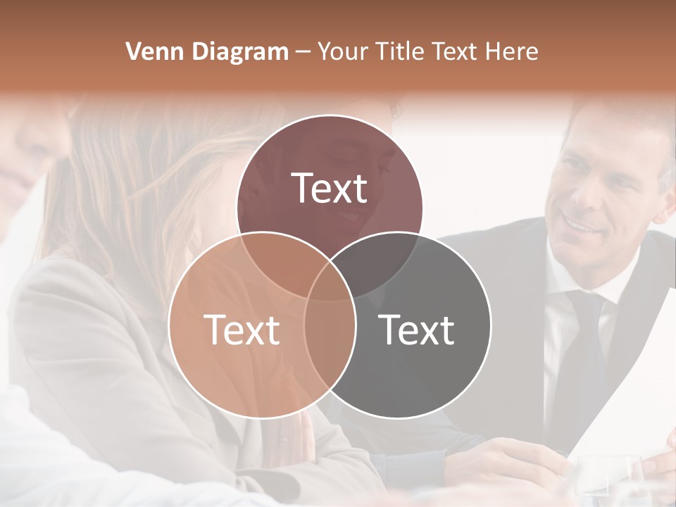 Working People Woman White PowerPoint Template