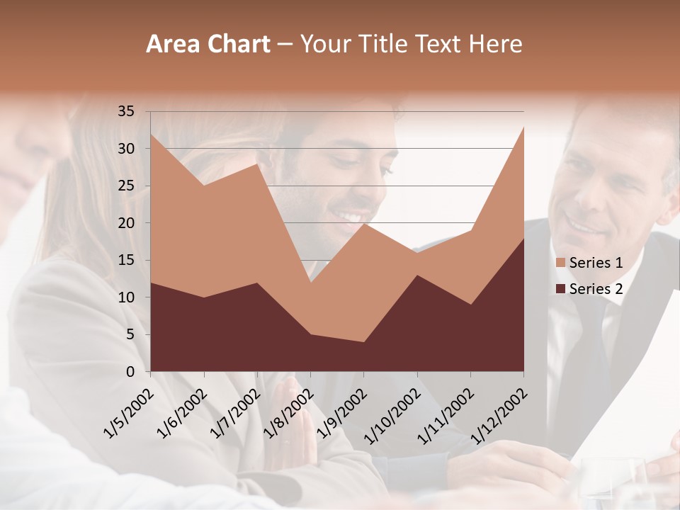Working People Woman White PowerPoint Template