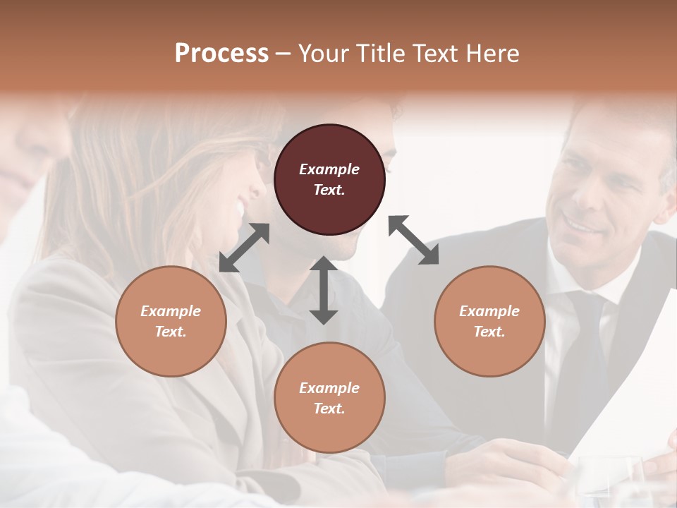 Working People Woman White PowerPoint Template