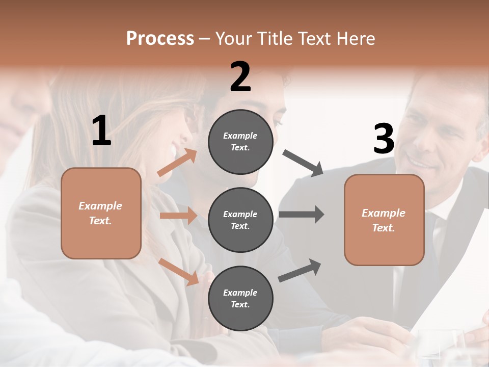 Working People Woman White PowerPoint Template