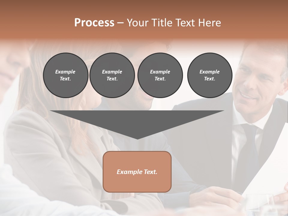 Working People Woman White PowerPoint Template