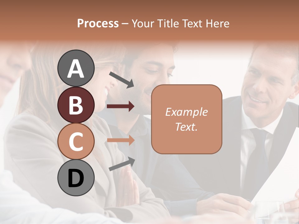 Working People Woman White PowerPoint Template