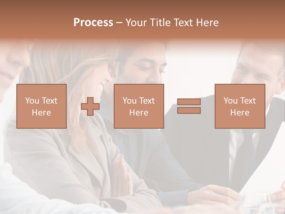 Working People Woman White PowerPoint Template