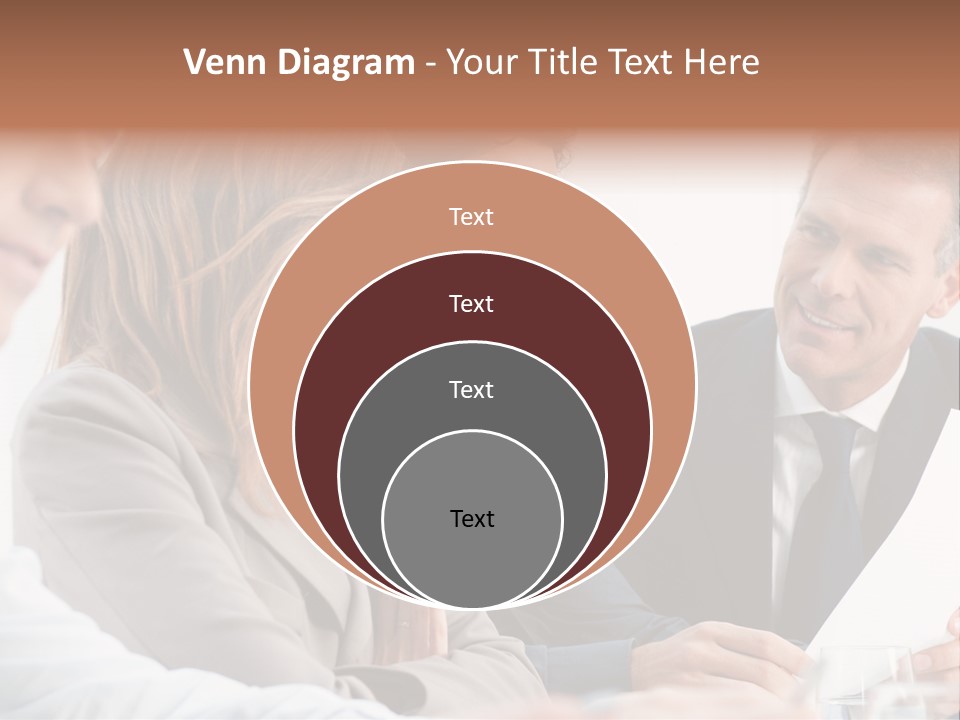 Working People Woman White PowerPoint Template