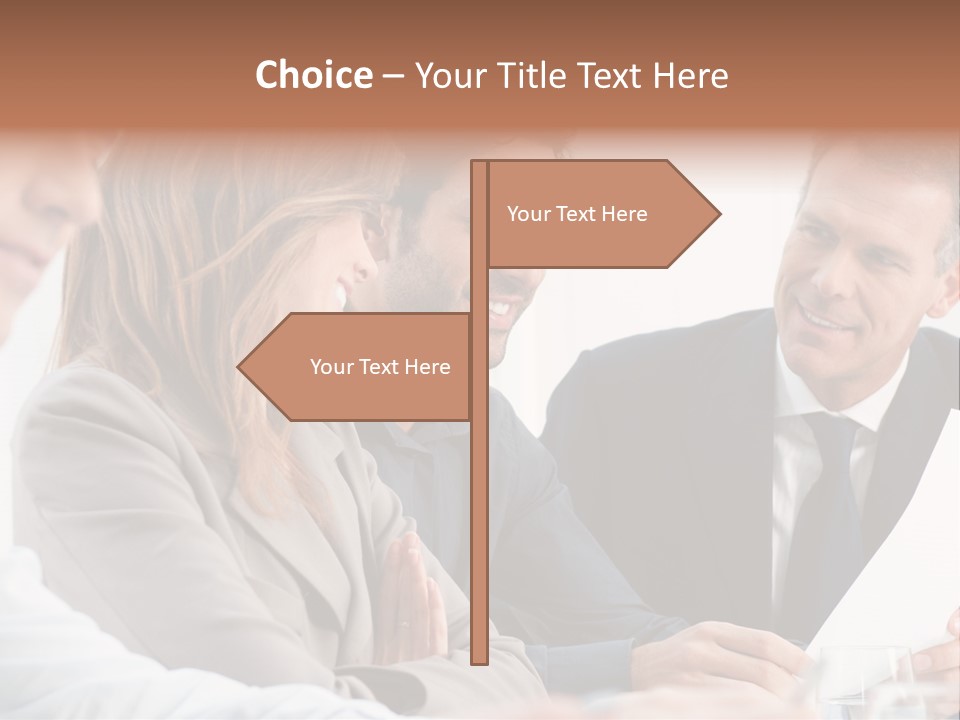 Working People Woman White PowerPoint Template