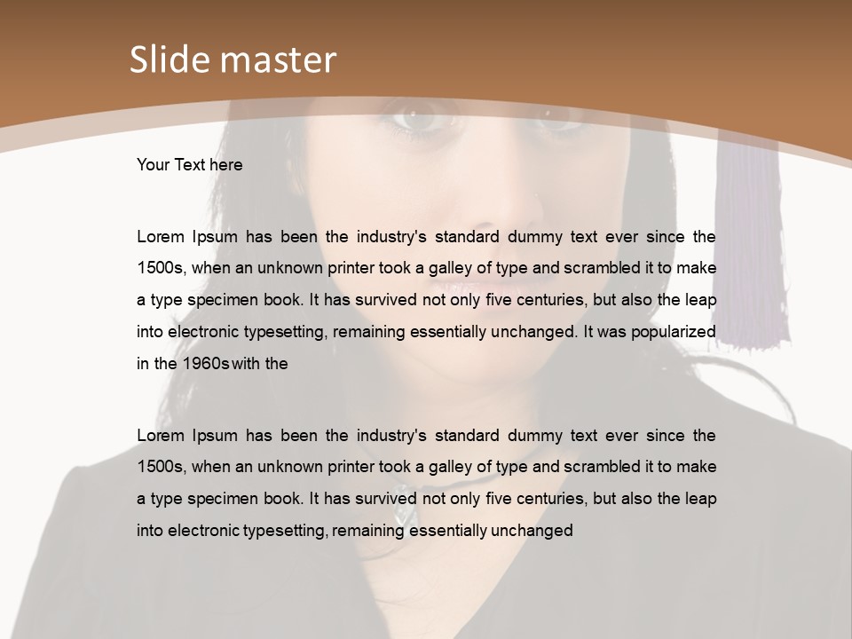 School Knowledge Graduating PowerPoint Template