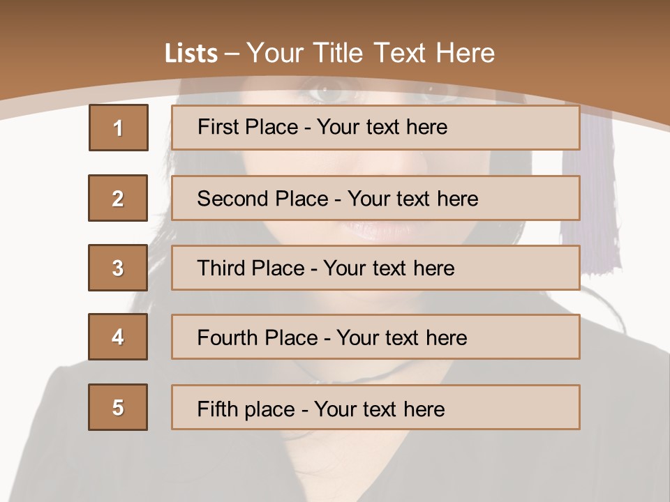 School Knowledge Graduating PowerPoint Template