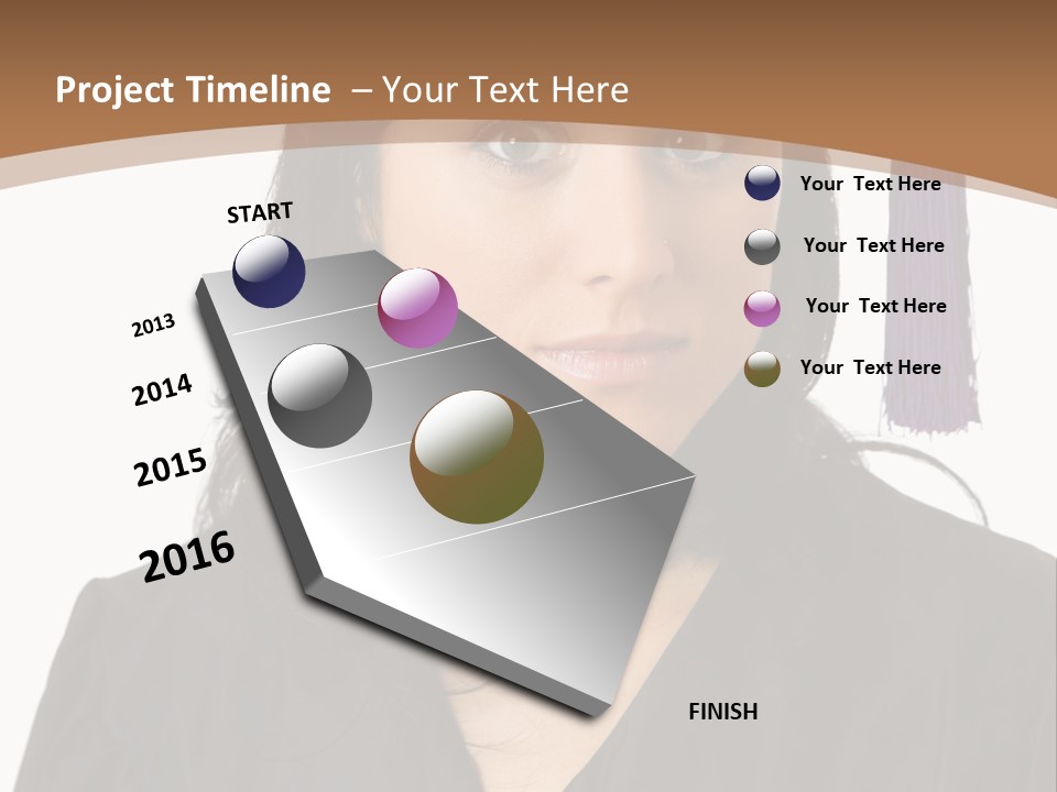 School Knowledge Graduating PowerPoint Template