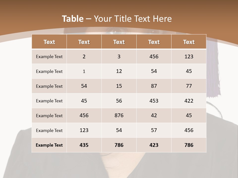 School Knowledge Graduating PowerPoint Template