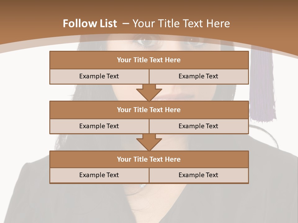 School Knowledge Graduating PowerPoint Template