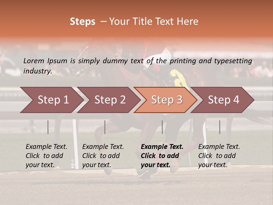 Course Hoof Motion PowerPoint Template