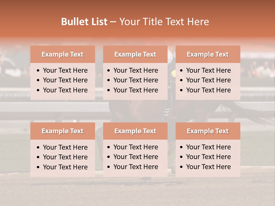 Course Hoof Motion PowerPoint Template