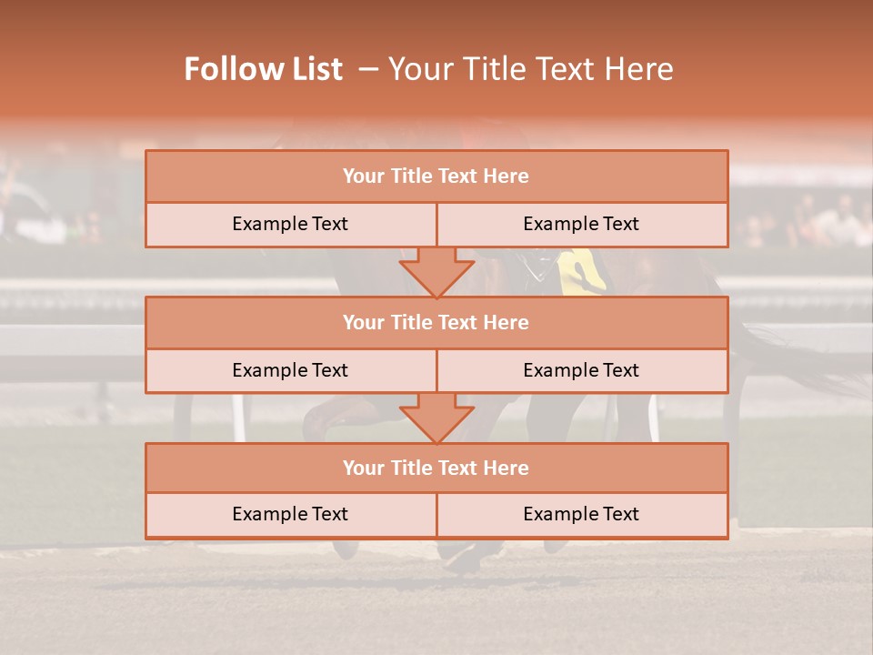 Course Hoof Motion PowerPoint Template