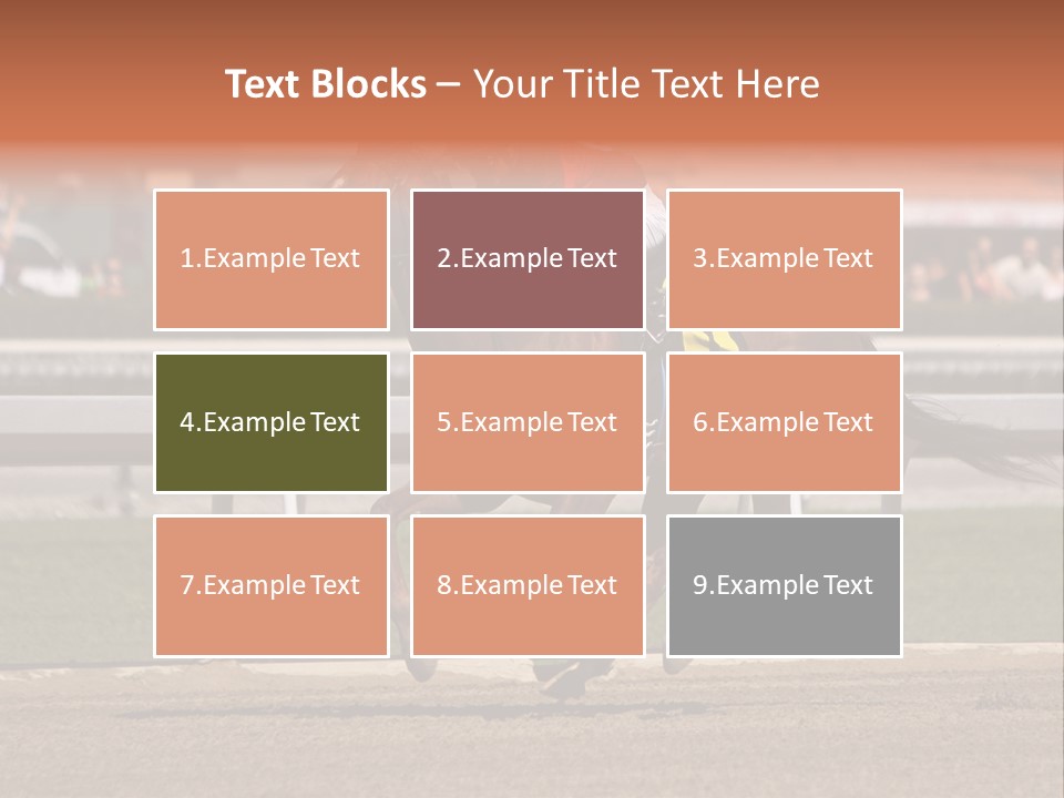 Course Hoof Motion PowerPoint Template