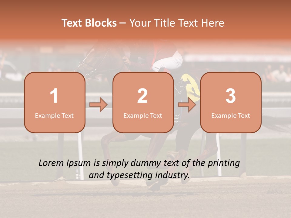 Course Hoof Motion PowerPoint Template
