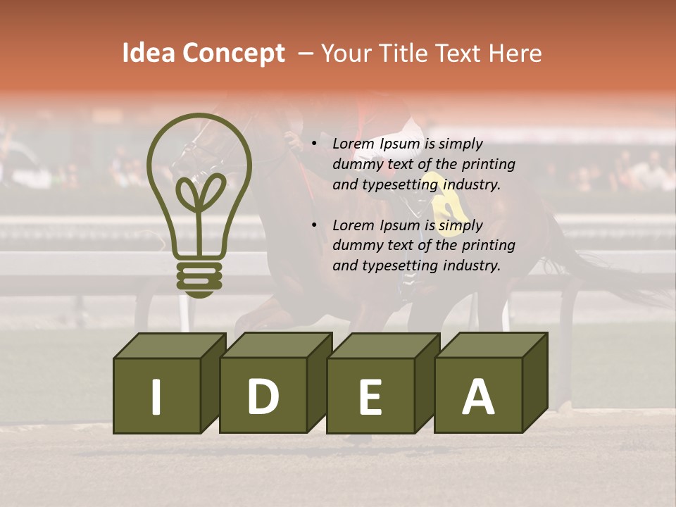 Course Hoof Motion PowerPoint Template