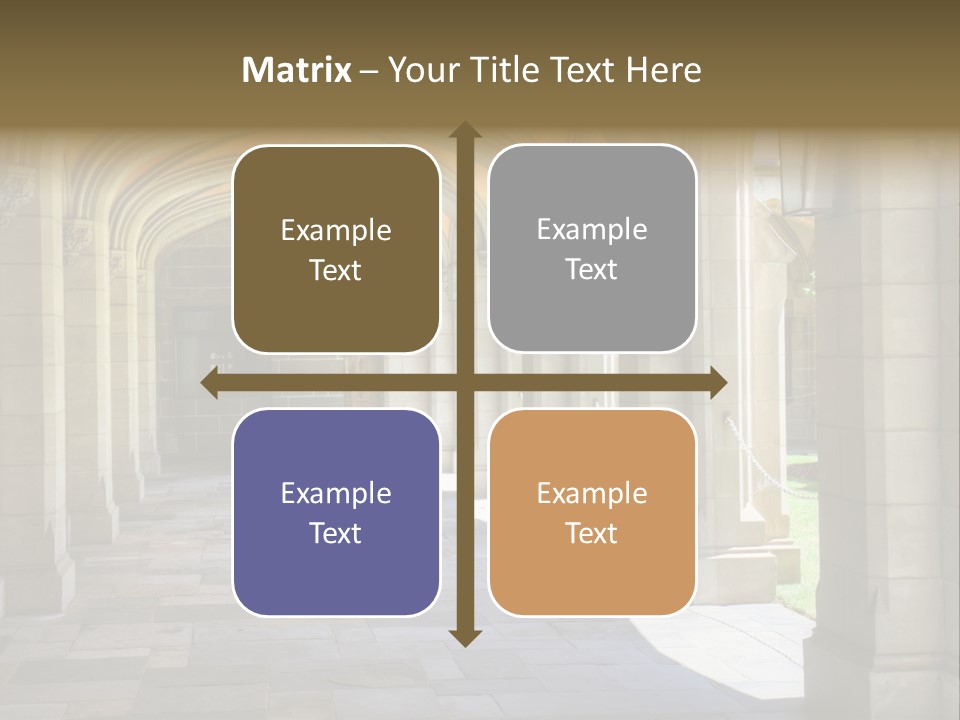 Universits Path Law PowerPoint Template