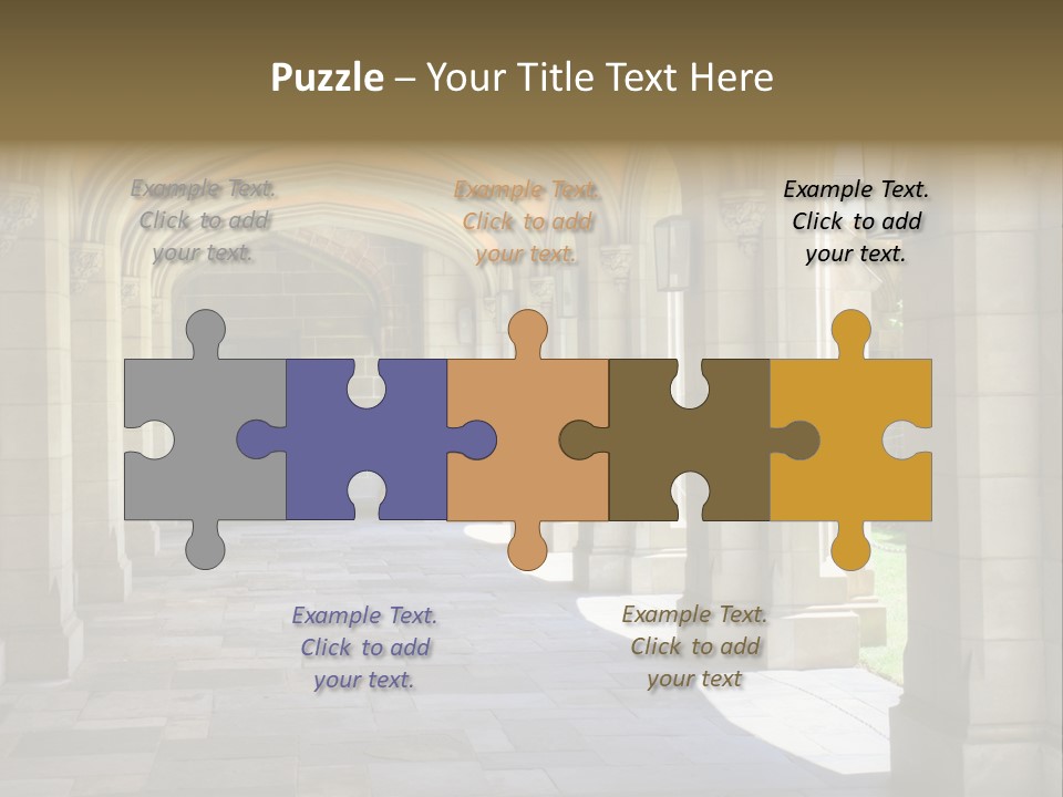Universits Path Law PowerPoint Template