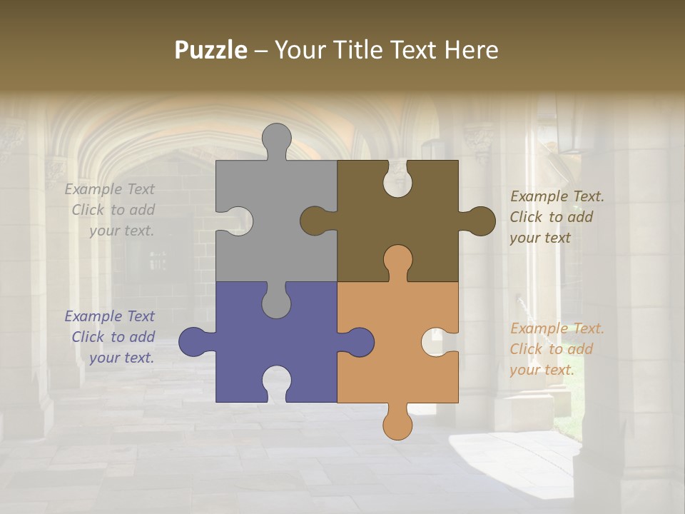 Universits Path Law PowerPoint Template