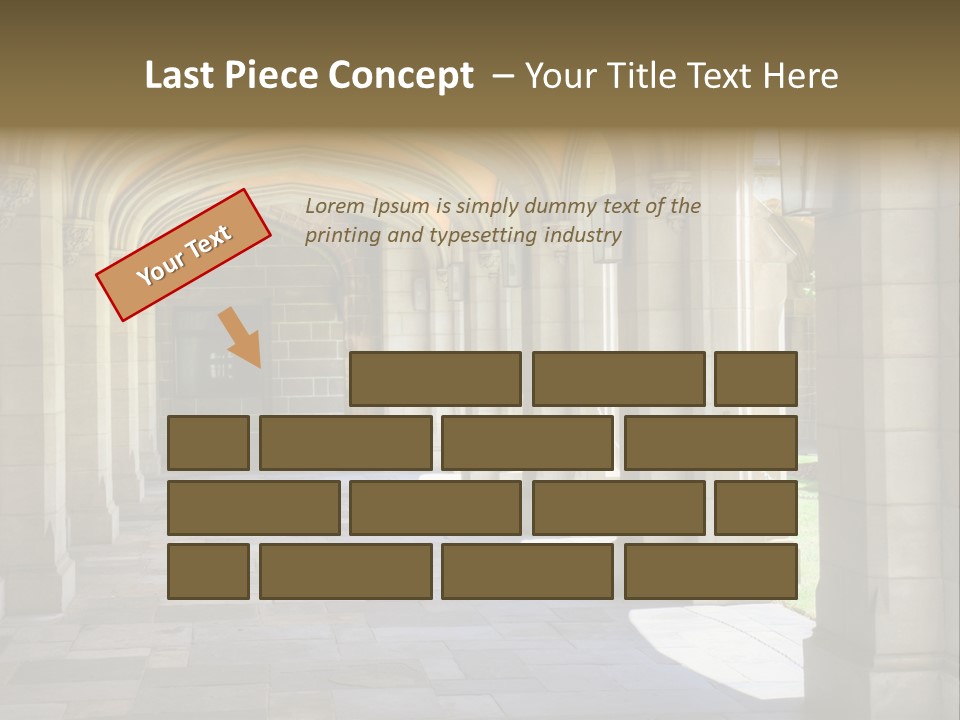 Universits Path Law PowerPoint Template