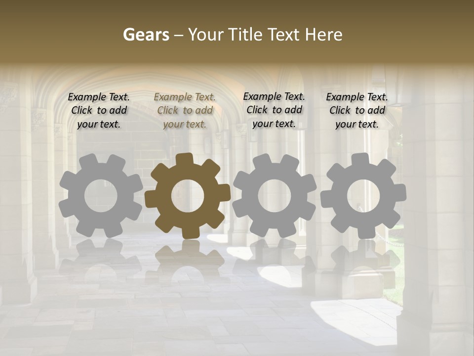 Universits Path Law PowerPoint Template