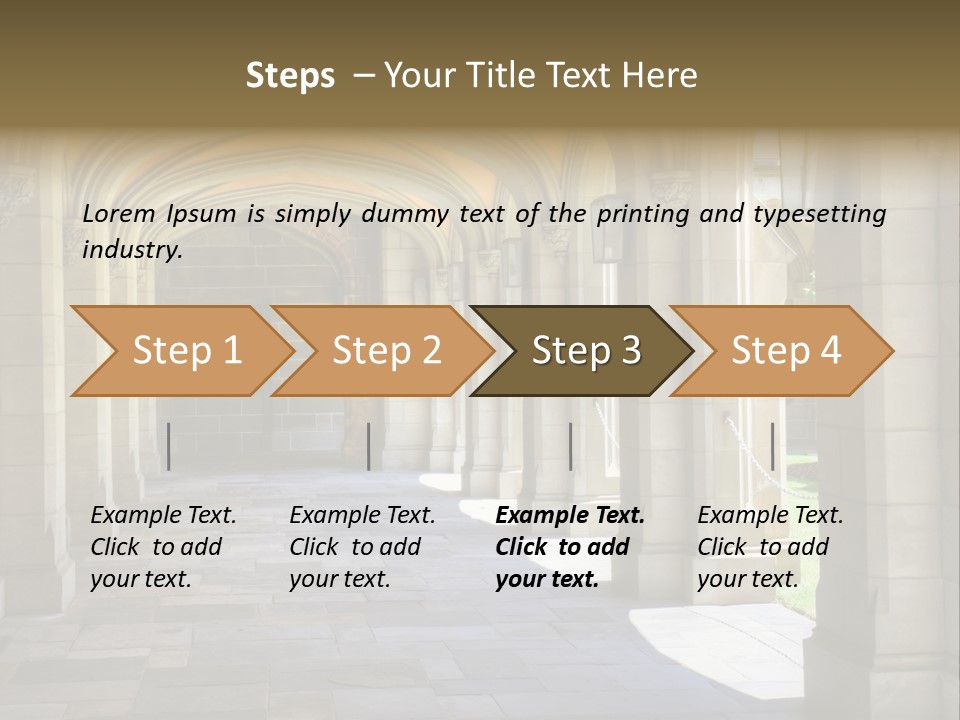 Universits Path Law PowerPoint Template
