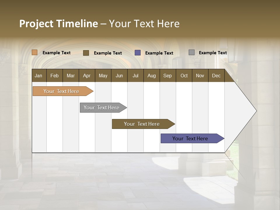 Universits Path Law PowerPoint Template