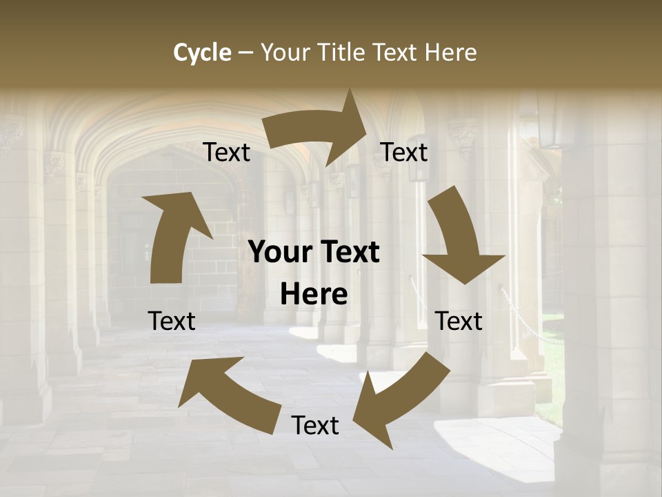 Universits Path Law PowerPoint Template