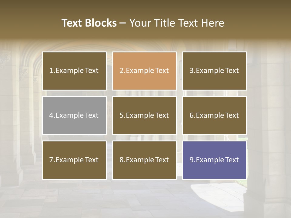 Universits Path Law PowerPoint Template