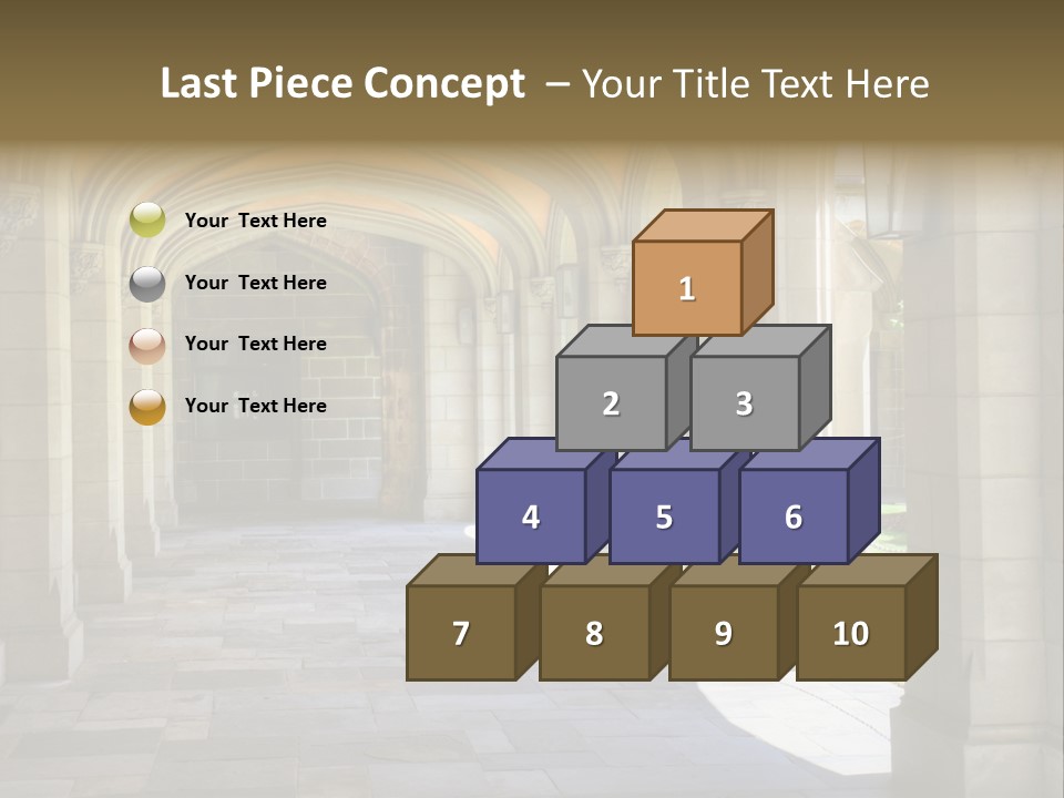 Universits Path Law PowerPoint Template