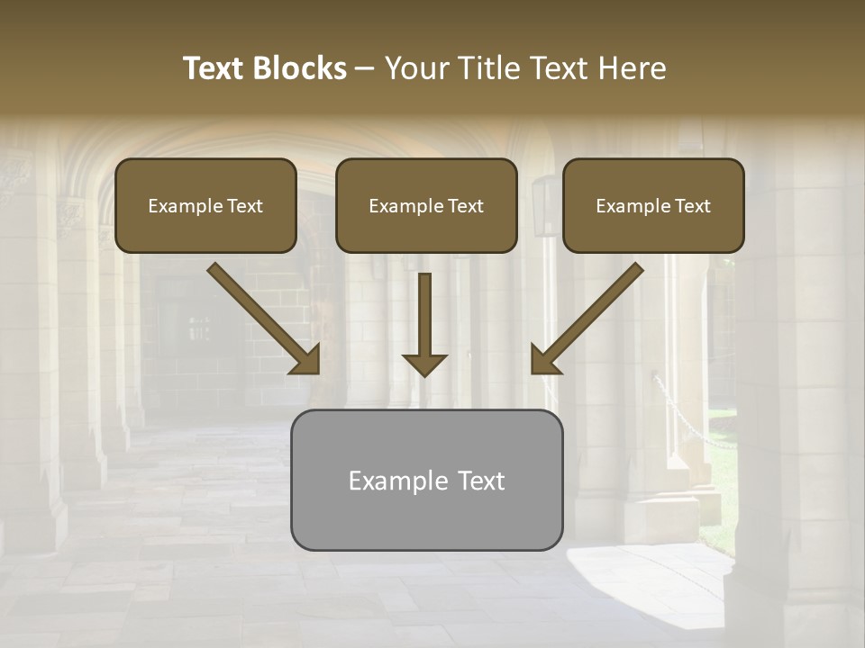 Universits Path Law PowerPoint Template