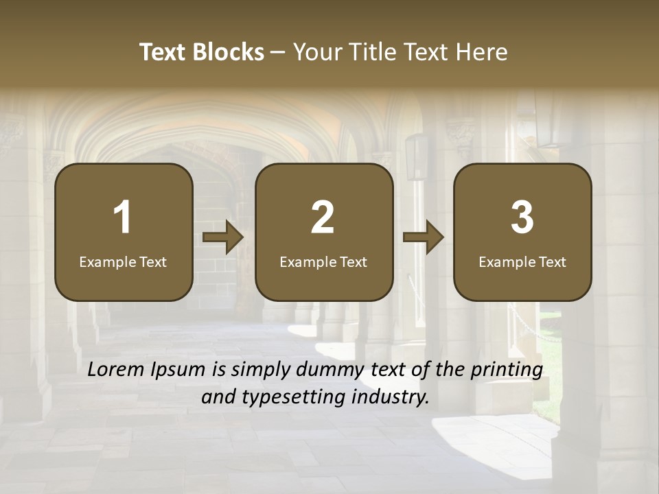 Universits Path Law PowerPoint Template