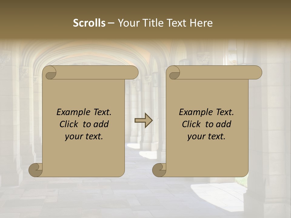 Universits Path Law PowerPoint Template