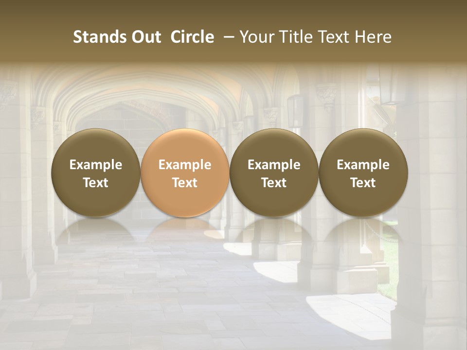 Universits Path Law PowerPoint Template