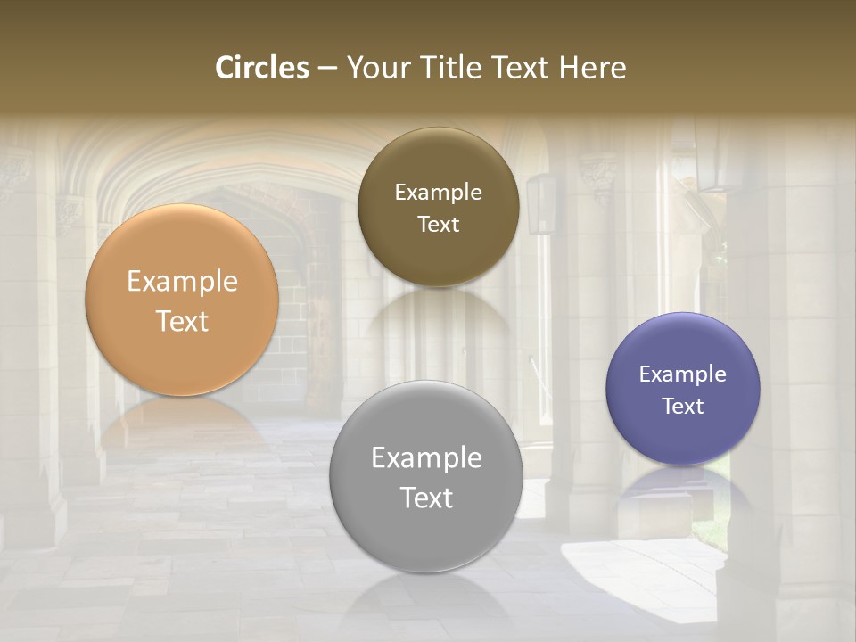 Universits Path Law PowerPoint Template