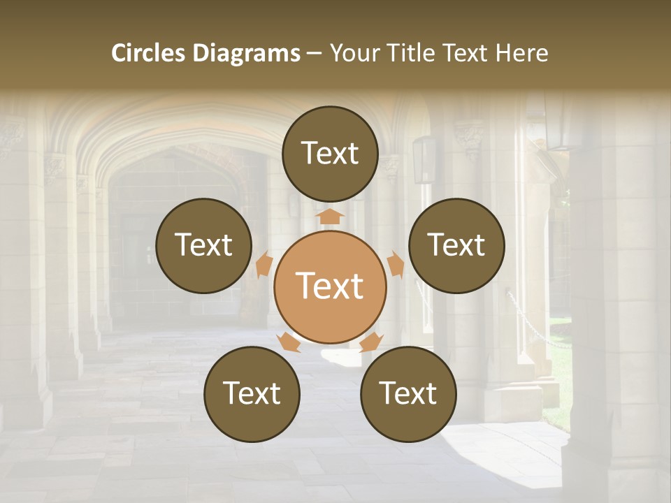 Universits Path Law PowerPoint Template