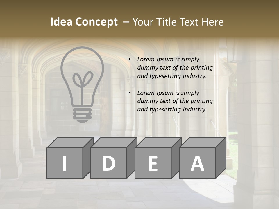 Universits Path Law PowerPoint Template