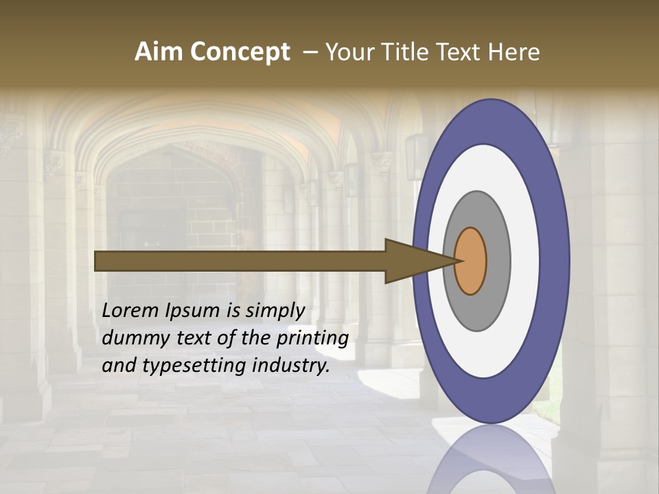 Universits Path Law PowerPoint Template