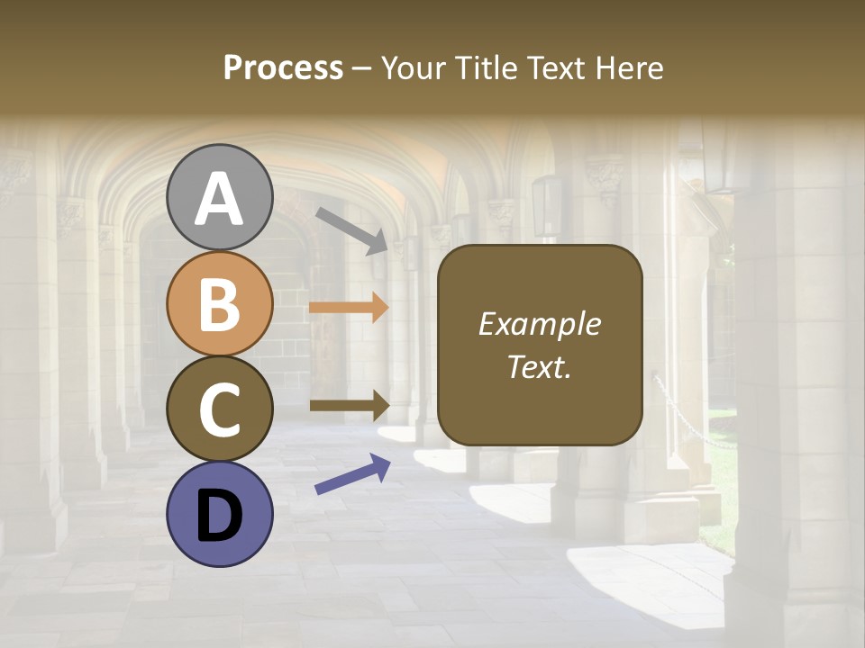 Universits Path Law PowerPoint Template