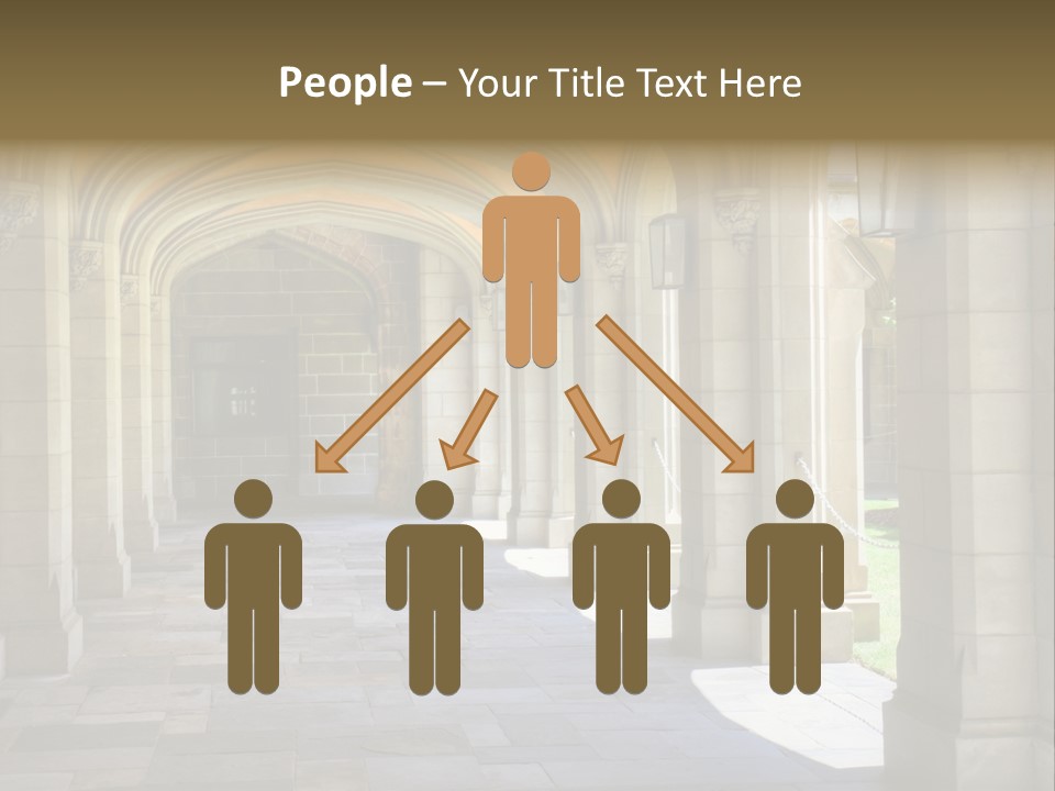 Universits Path Law PowerPoint Template