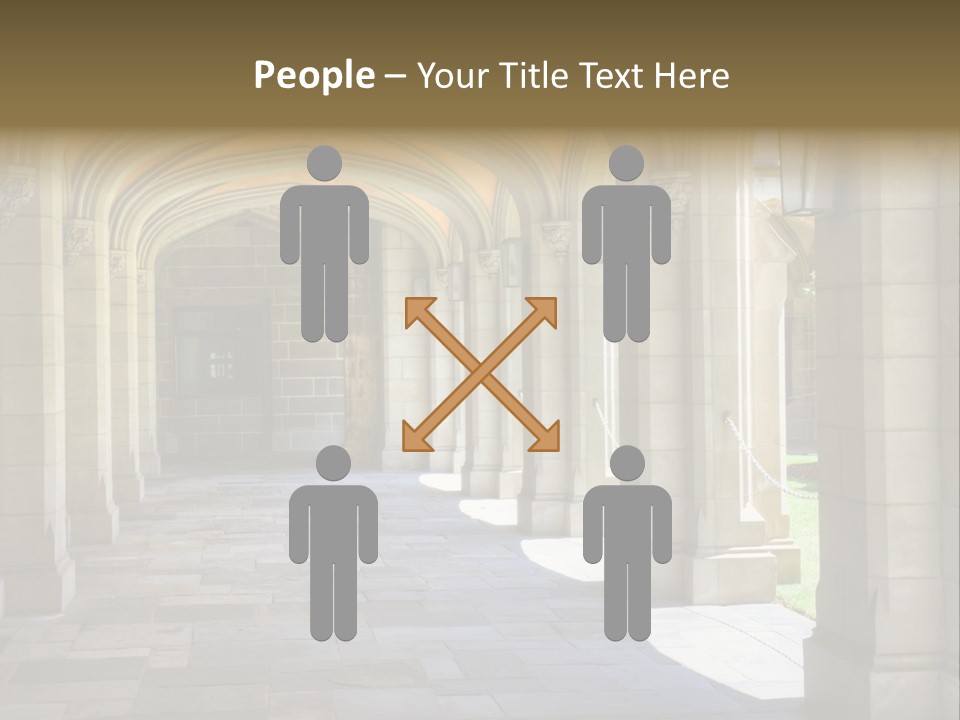 Universits Path Law PowerPoint Template