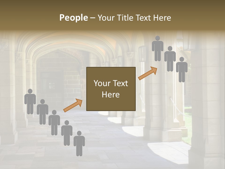 Universits Path Law PowerPoint Template
