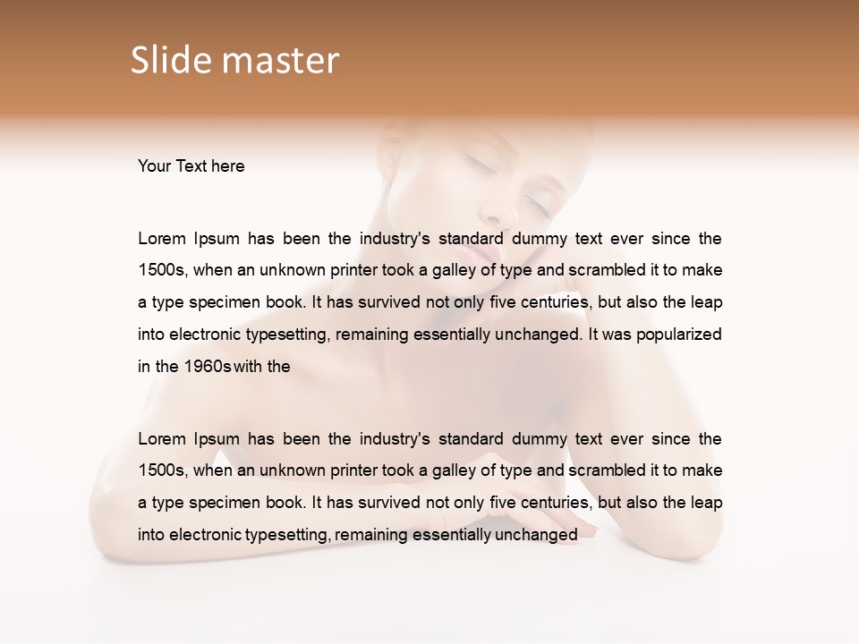 Resting Attractive Treatment PowerPoint Template