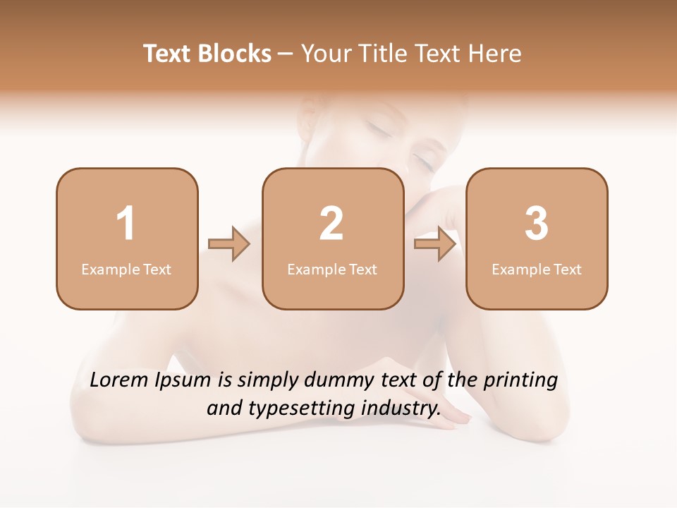 Resting Attractive Treatment PowerPoint Template