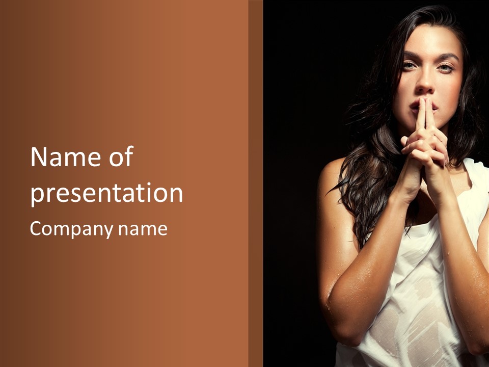 Sensuality One Dance PowerPoint Template