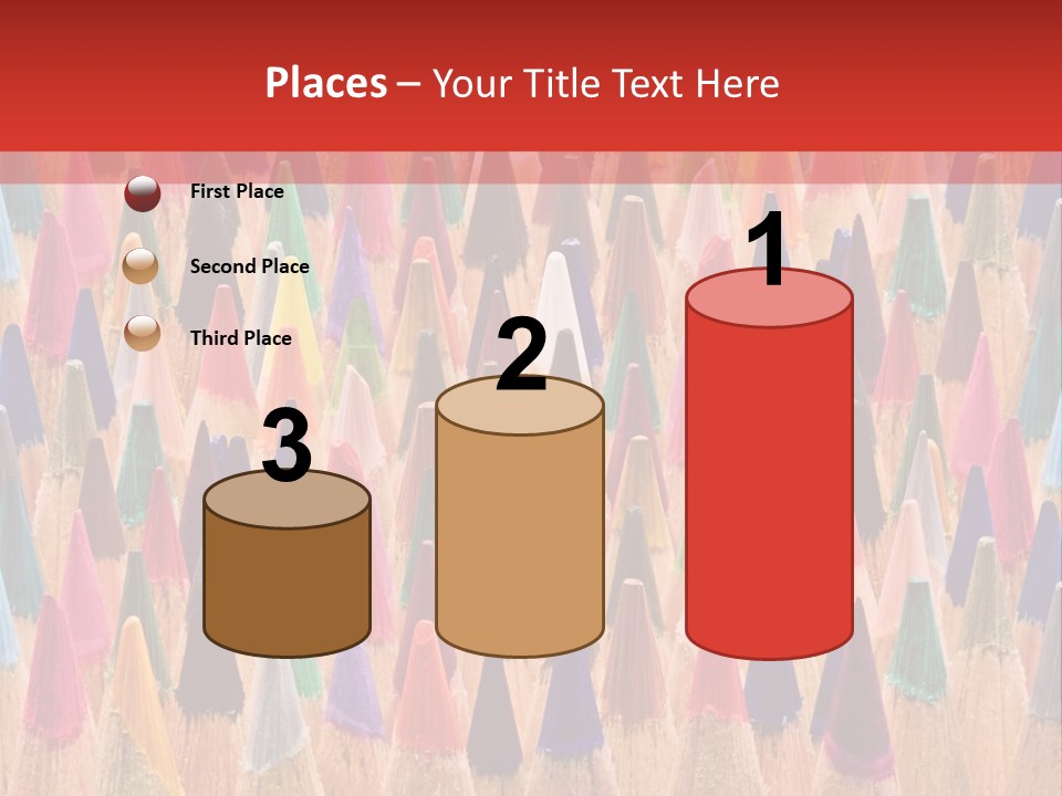 Assortment Row Spectrum PowerPoint Template