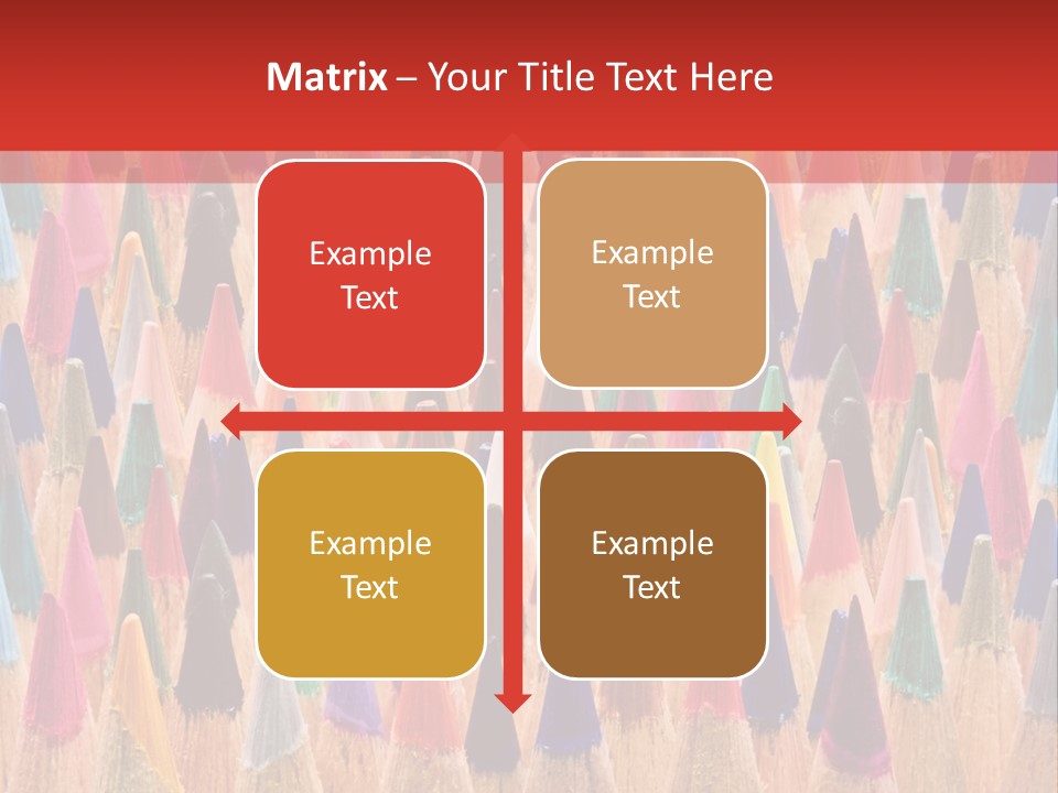 Assortment Row Spectrum PowerPoint Template