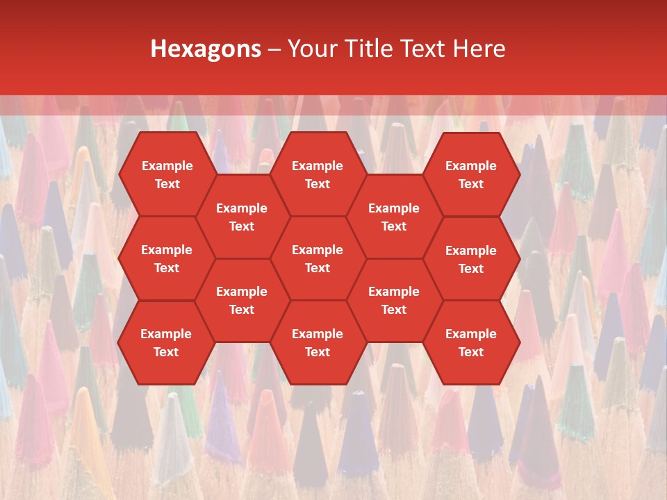 Assortment Row Spectrum PowerPoint Template